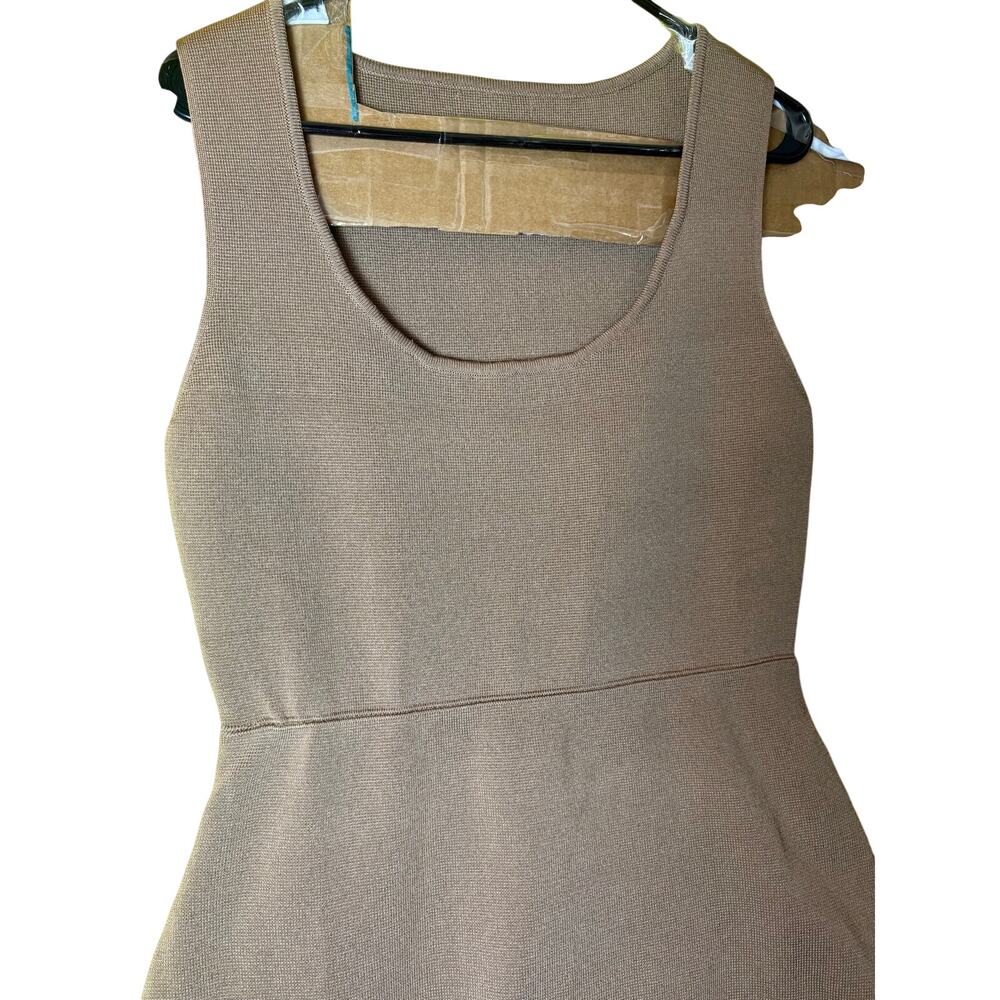 XL Stretch Brown Boutique Dress - New & Never Worn - Picture 8 of 9